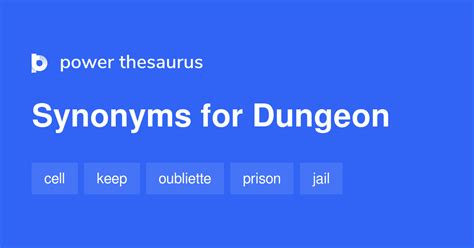 dungeon synonym